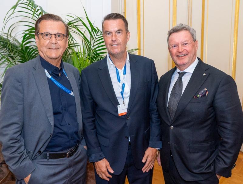mit Hans Mahr und Wolfgang Grabher